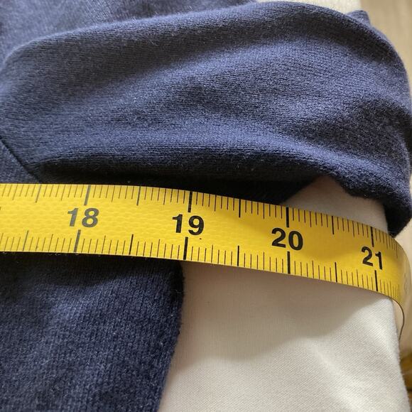 Talbots Navy Sailboat La Mer Long Sleeve Top Size M Beach‎ Summer Nautical - Picture 4 of 10